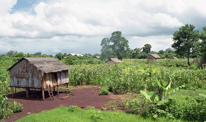 A Bunong village.